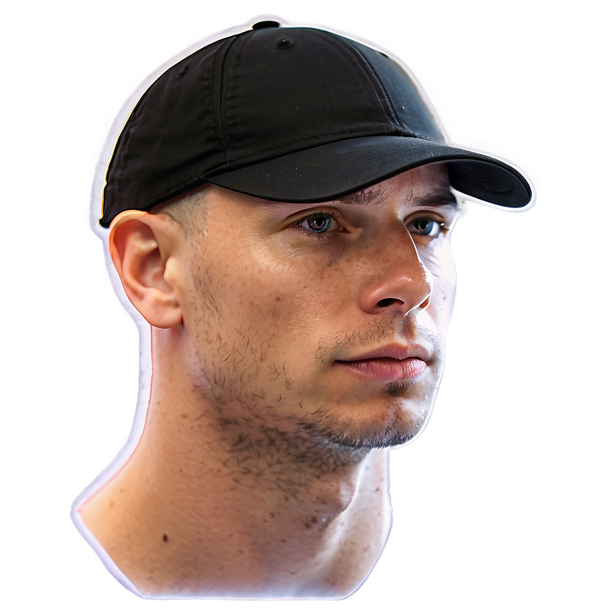 Black Cap With Uv Protection Png 30 PNG Image