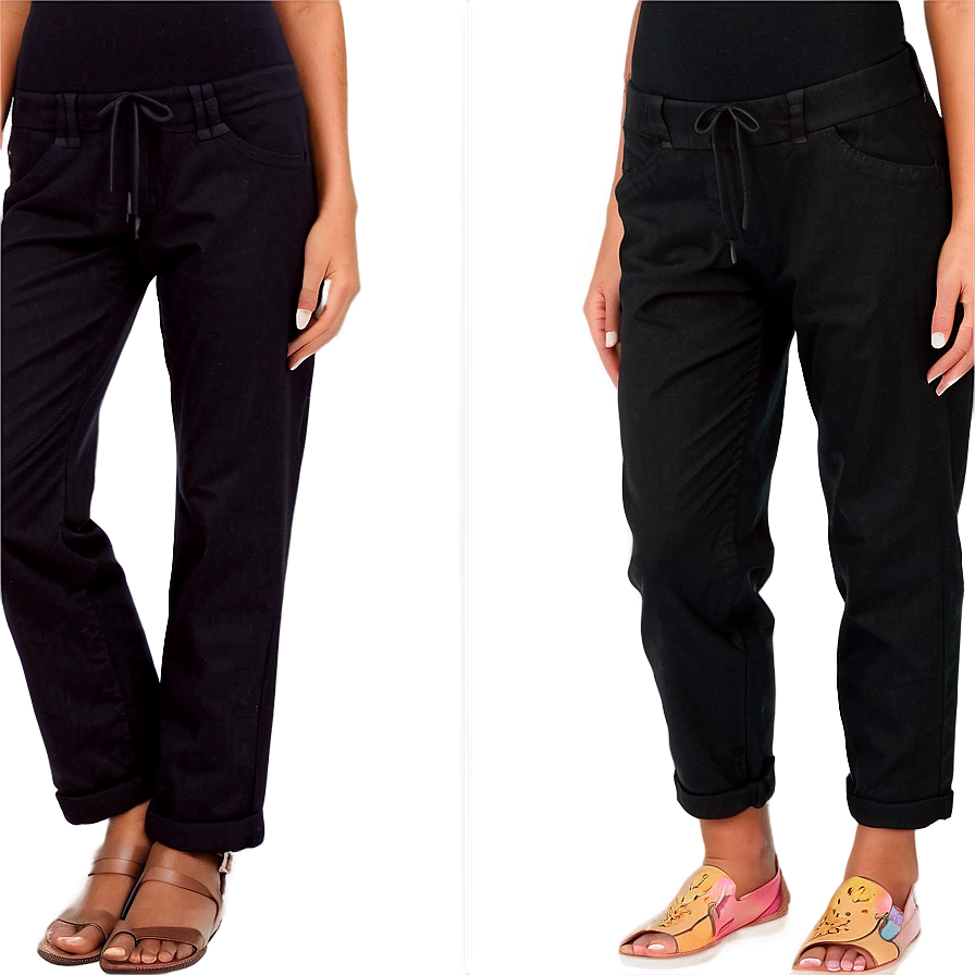 Black Capri Pants Png 06212024 PNG Image