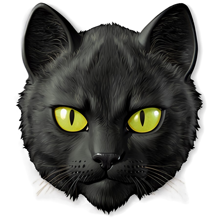 Black Cat Ear Outline Png 06212024 PNG Image