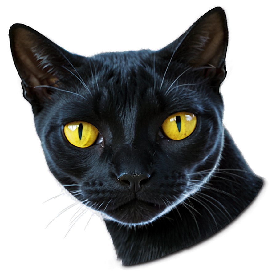 Black Cat Profile Png 74 PNG Image