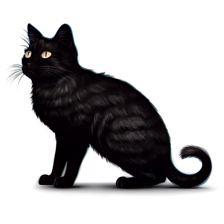 Black Cat Silhouette Png Nnf62 PNG Image