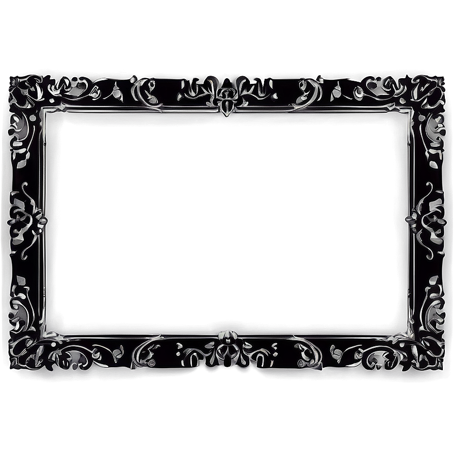 Black Certificate Frame Png 2 PNG Image