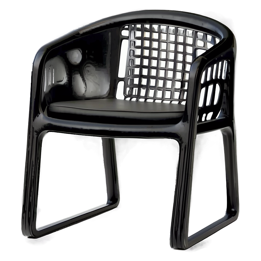 Black Chair B PNG Image