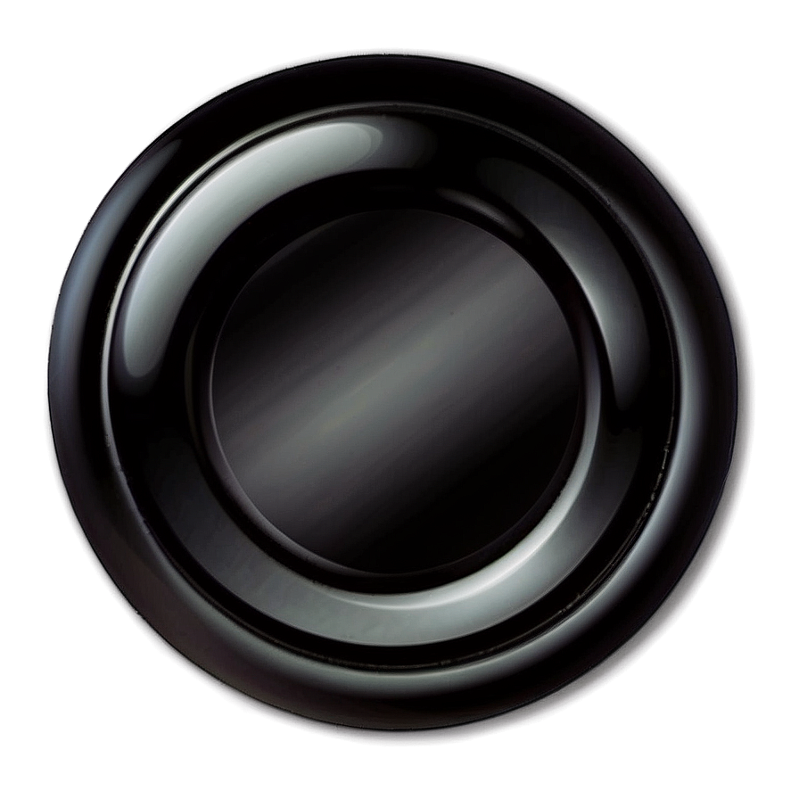 Black Circle Button Png 22 PNG Image