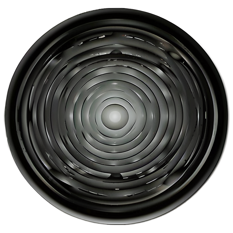 Black Circle Graphic Png Vyl PNG Image