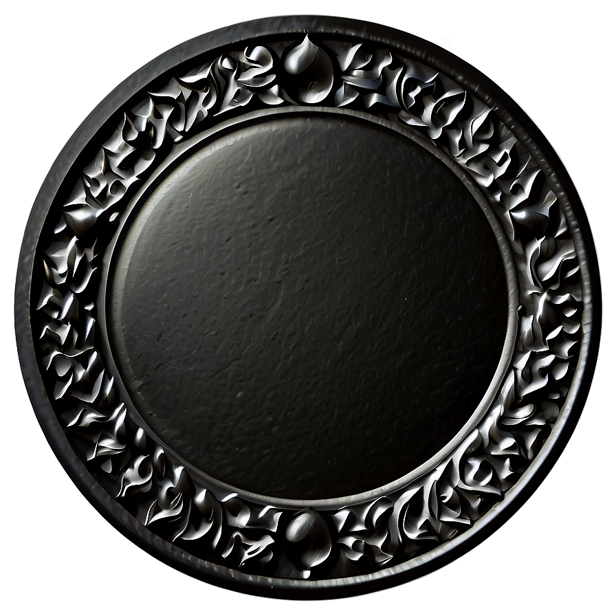 Black Circle Seal Png Bvd PNG Image