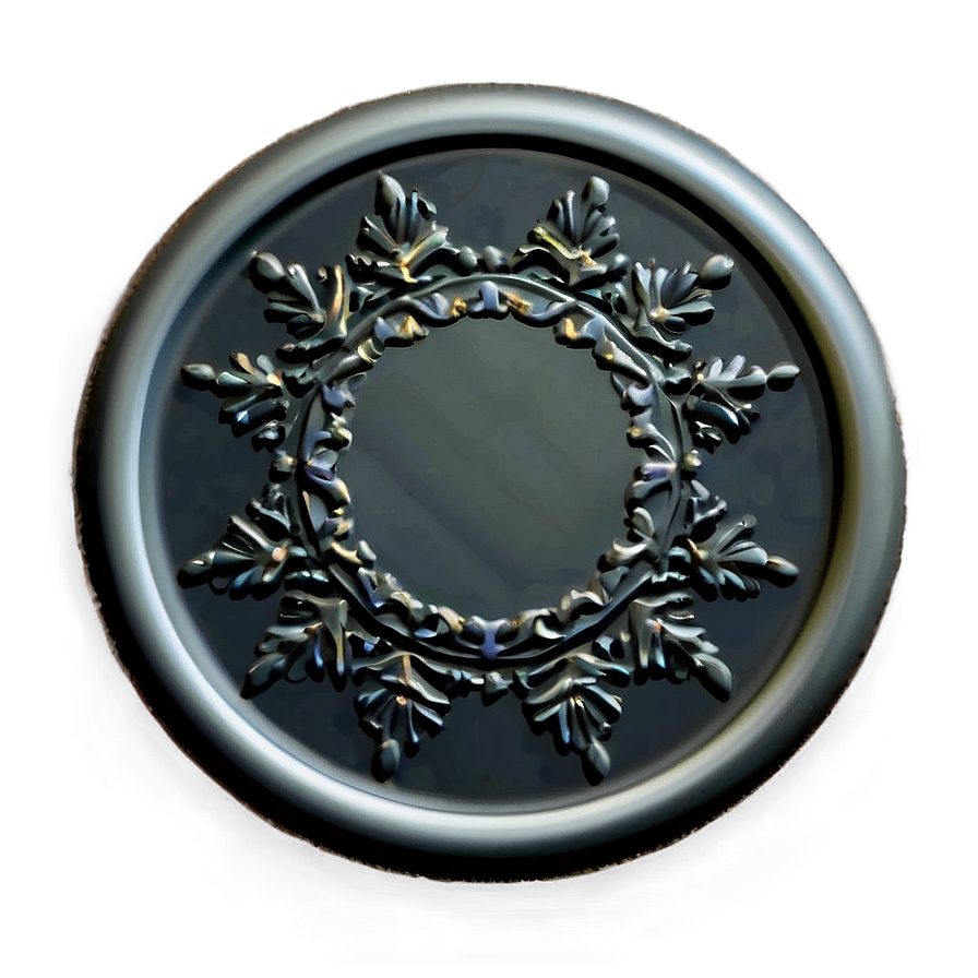 Black Circle Seal Png Nbs44 PNG Image