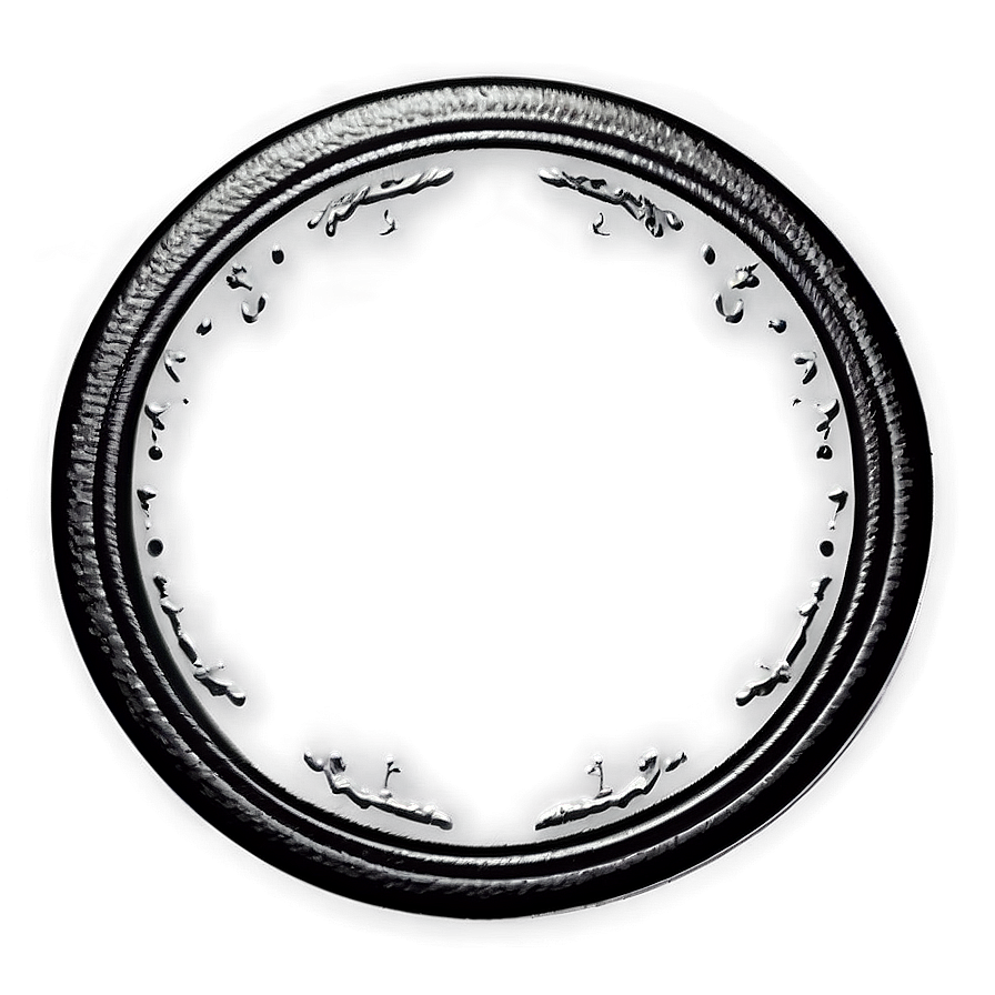 Black Circle Stamp Png Iak88 PNG Image