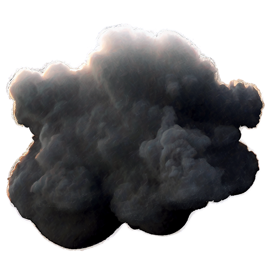 Black Clouds A PNG Image