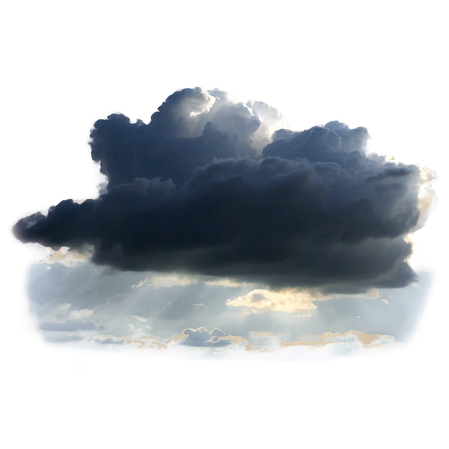 Black Clouds Horizon Png Vng39 PNG Image