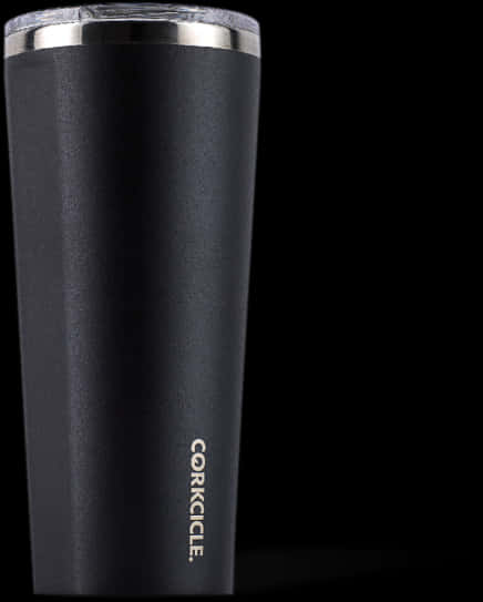 Black Corkcicle Tumbler Product Shot PNG Image