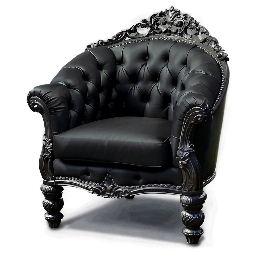 Black Corner Chair Png Tix PNG Image