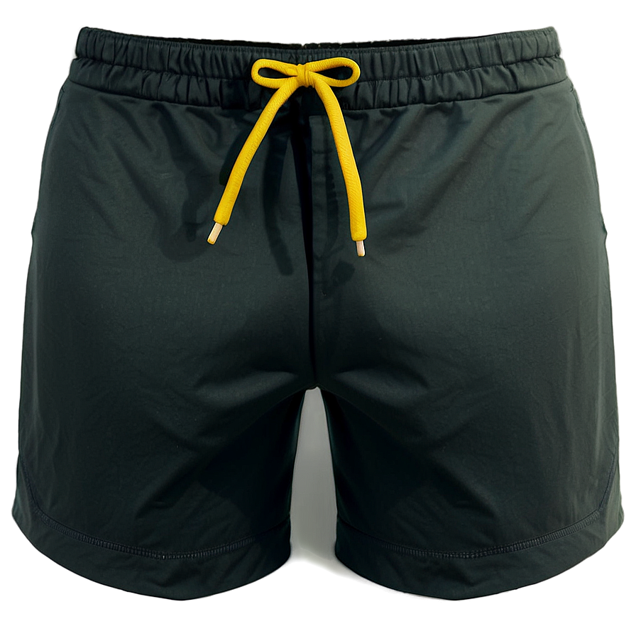 Black Cotton Shorts Png Rvl PNG Image