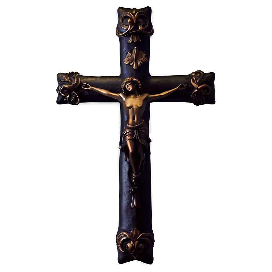 Black Cross Silhouette Png Yja PNG Image