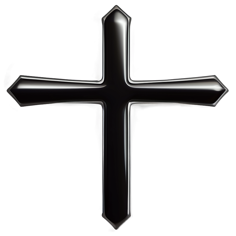 Black Cross Symbol Png Ool98 PNG Image