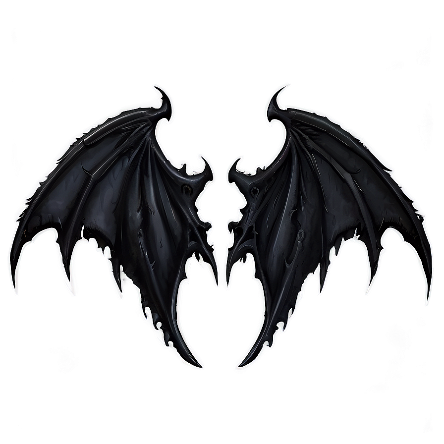 Black Demon Wings Png Xir PNG Image