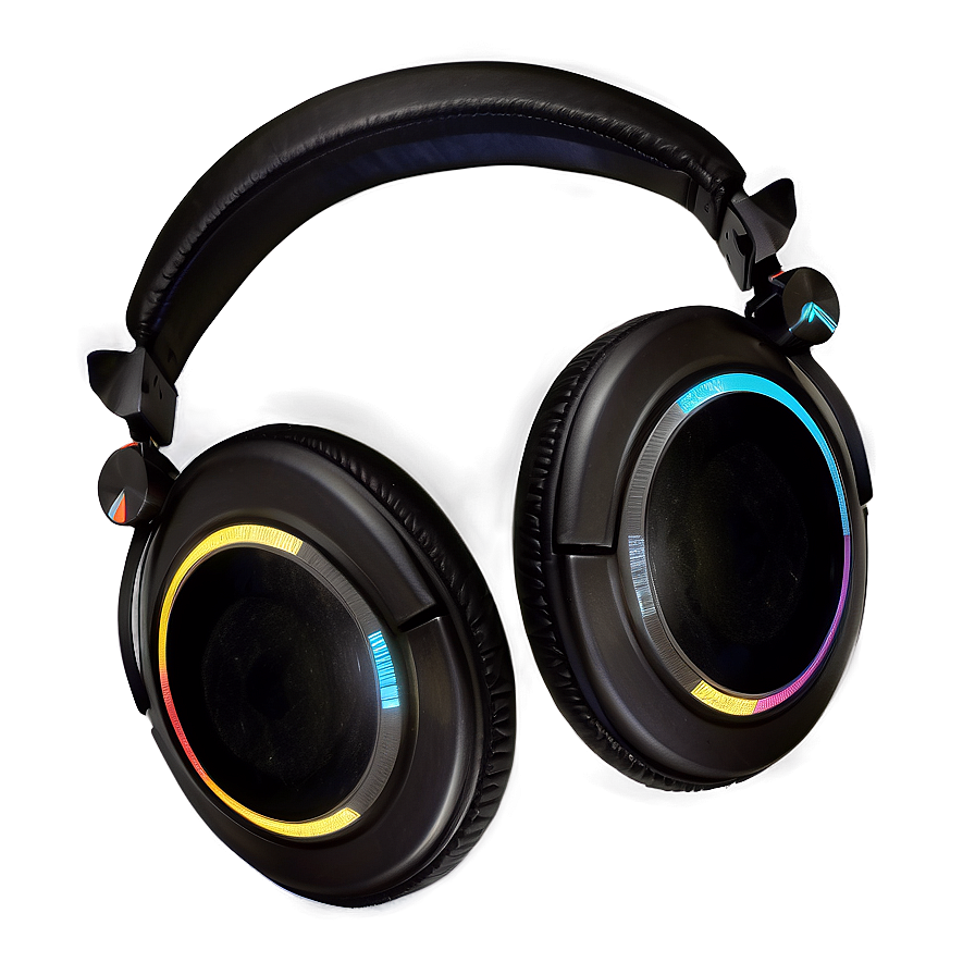 Black Dj Headphones Png Efy PNG Image