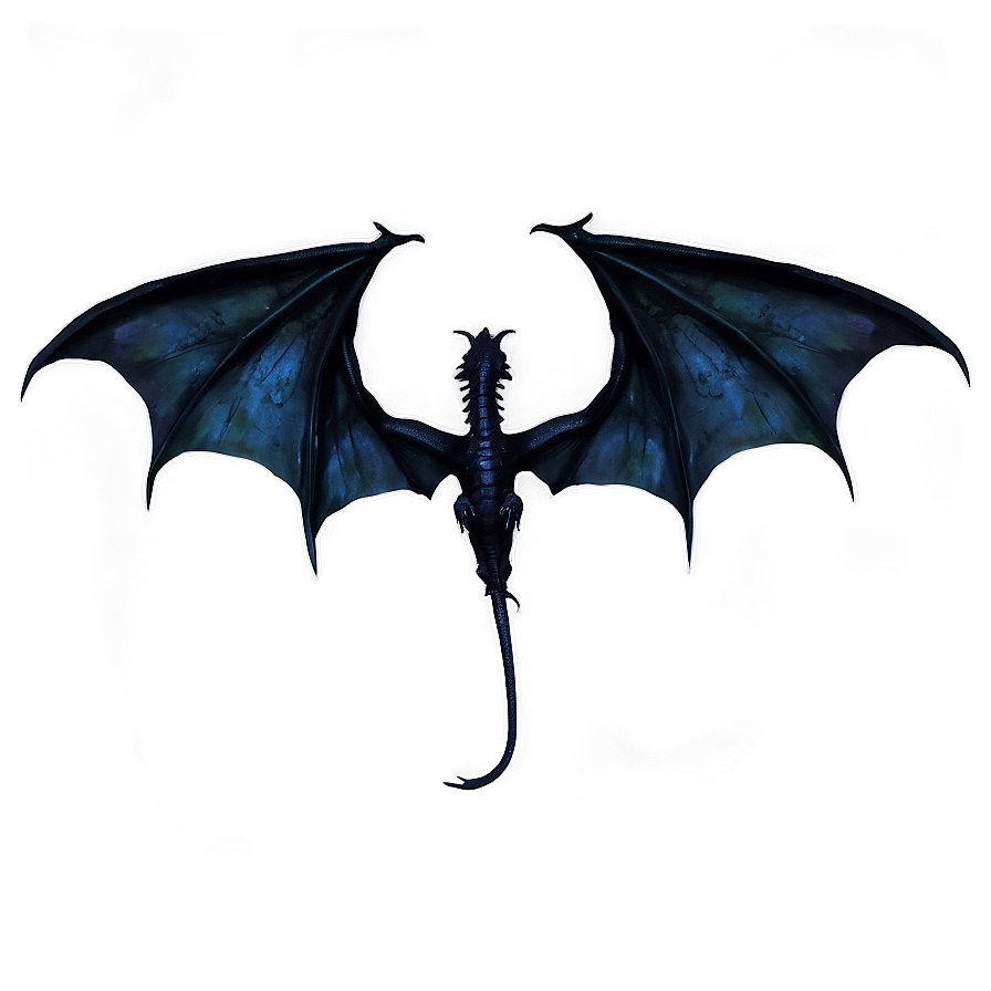 Black Dragon Wings Spread Png 43 PNG Image