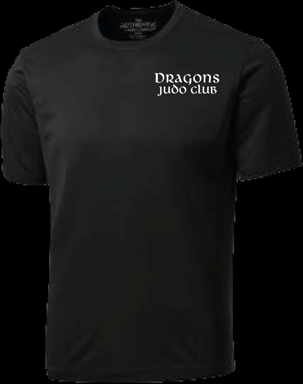 Black Dragons Judo Club Shirt PNG Image