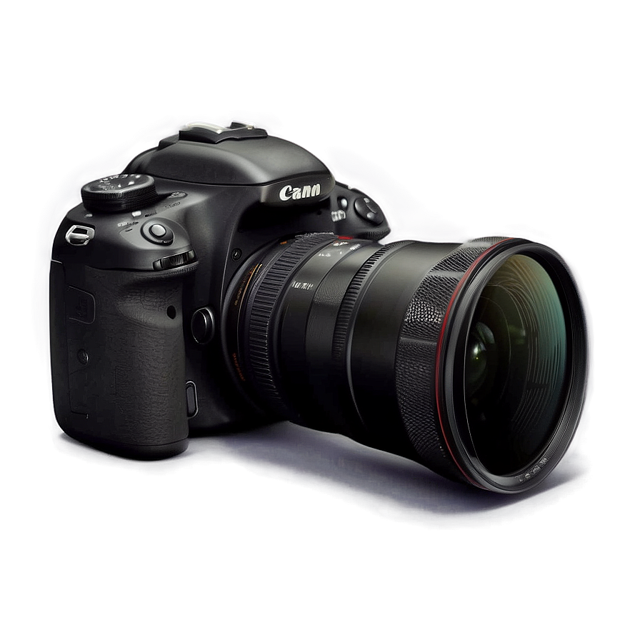 Black Dslr Camera Png Cxa PNG Image