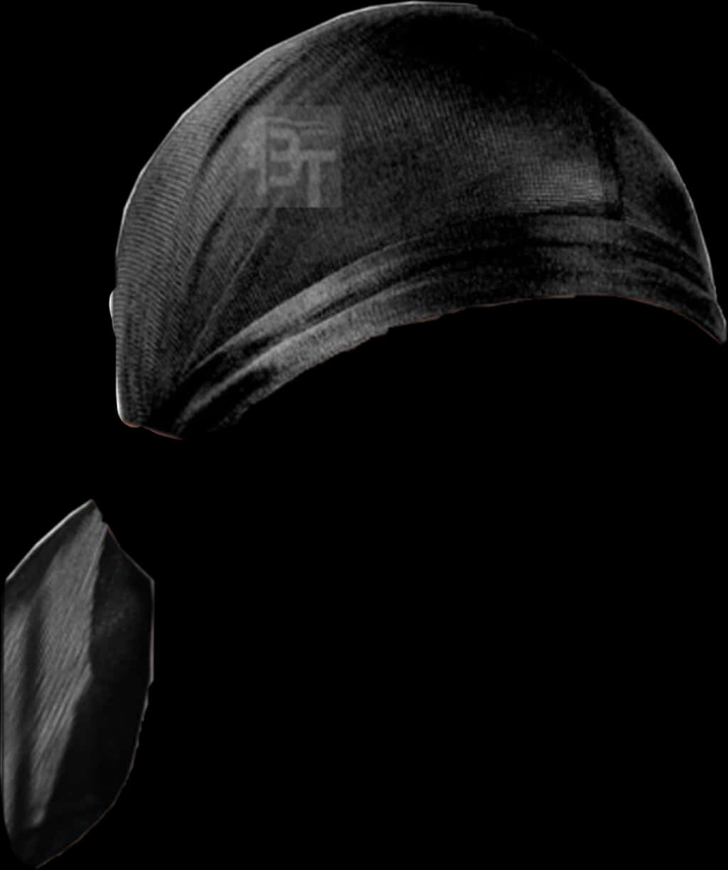 Black Durag Floating View PNG Image