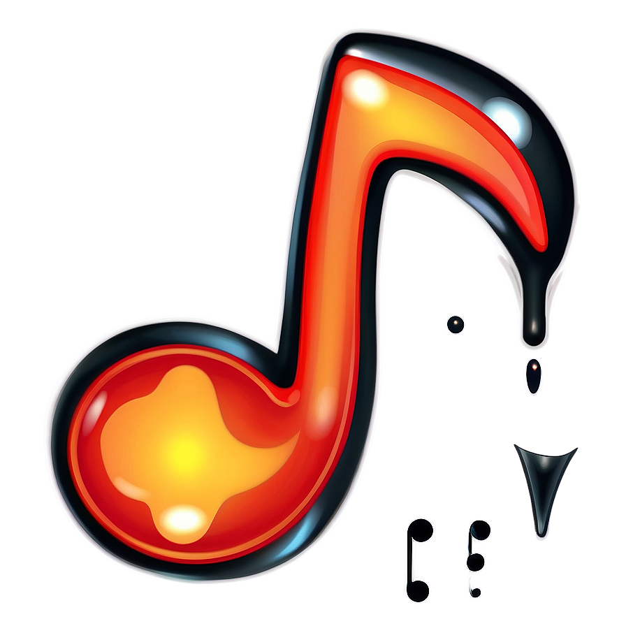 Black Eighth Note Illustration Png 72 PNG Image