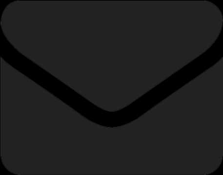 Black Envelope Icon PNG Image