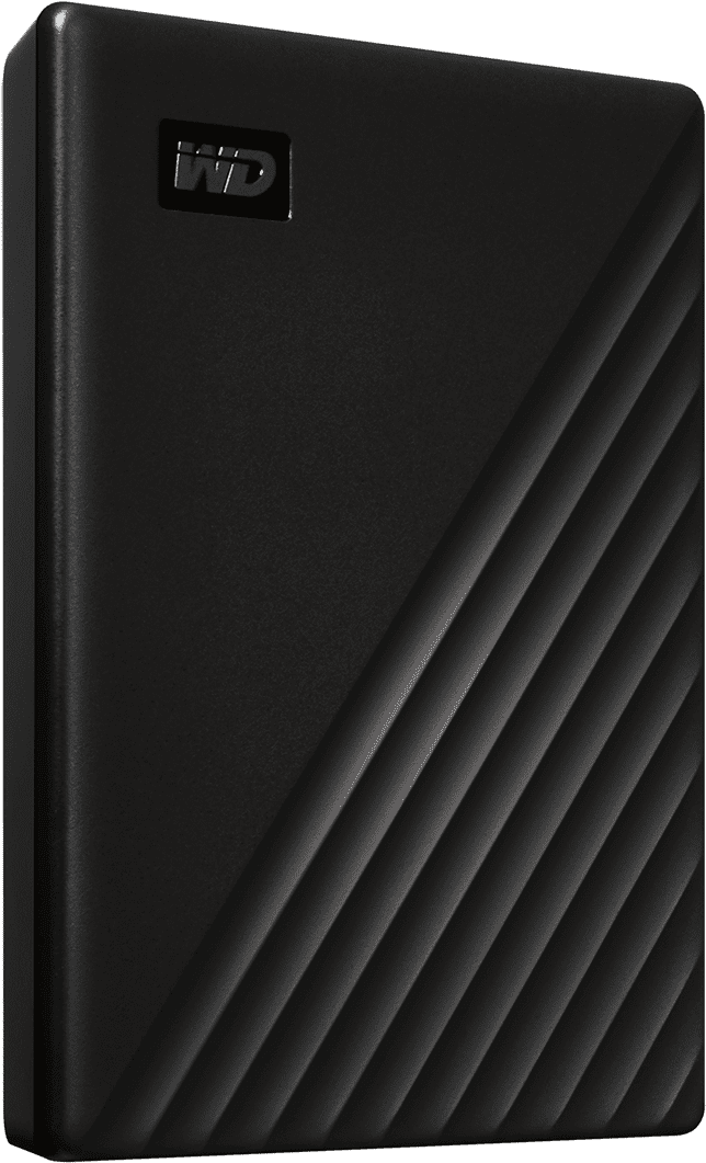 Black External Hard Drive W D PNG Image