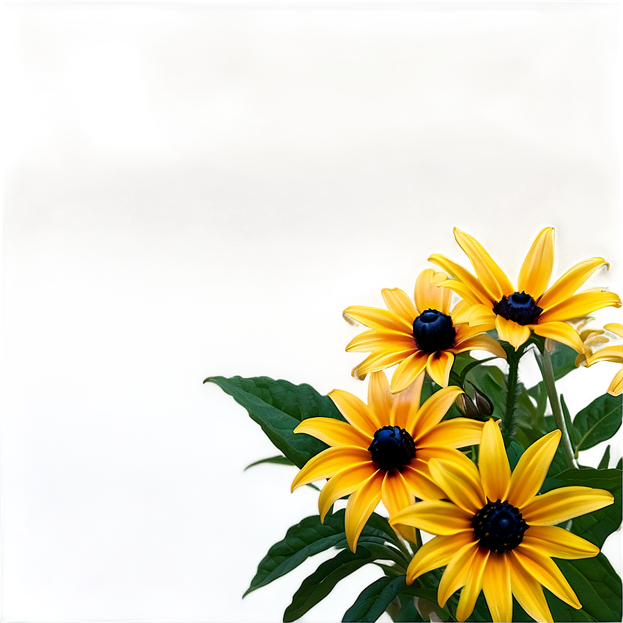 Black Eyed Susan Bouquet Png Hmn36 PNG Image