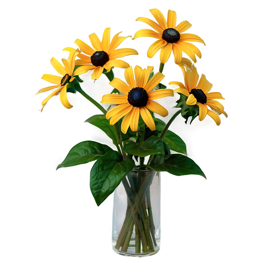 Black Eyed Susan Floral Arrangement Png Usy PNG Image