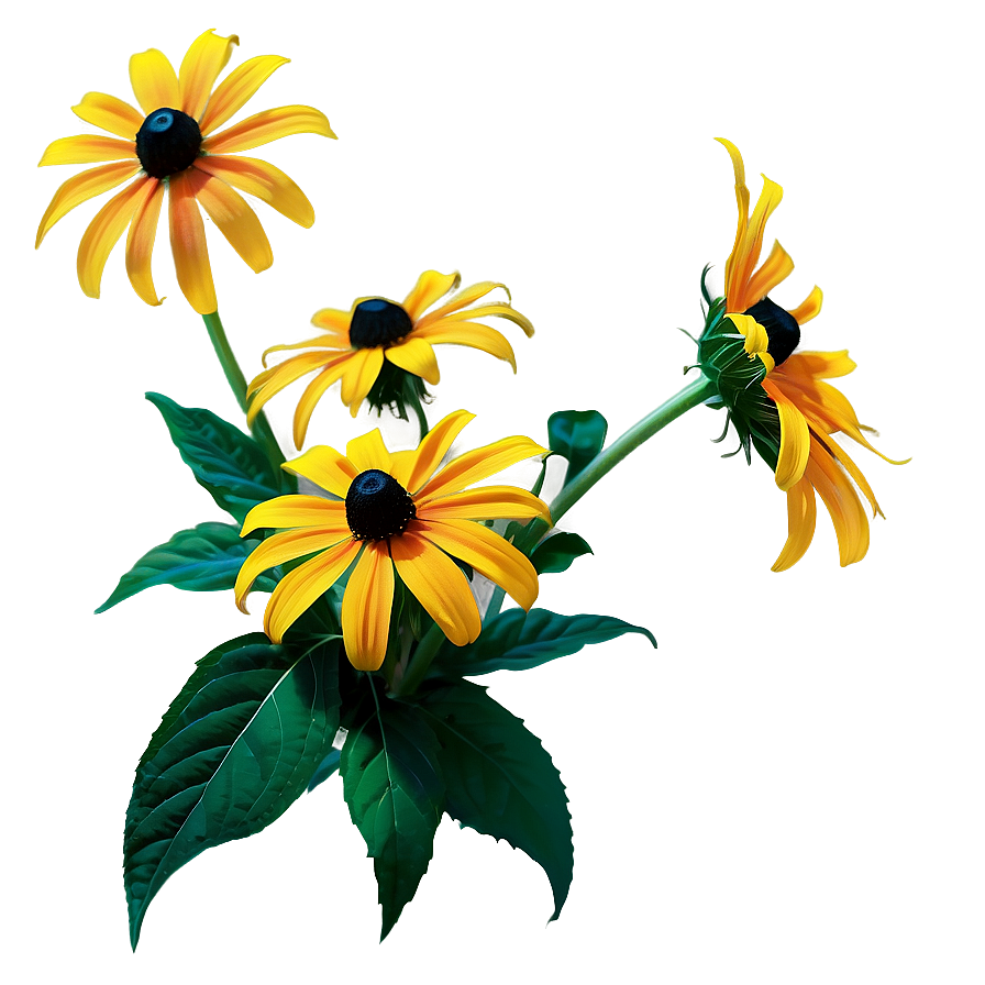 Black Eyed Susan Flower Png Vtx PNG Image