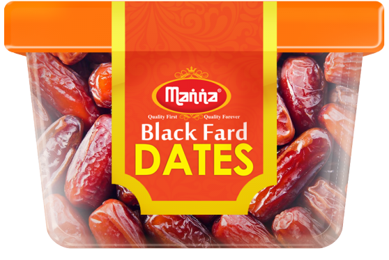 Black Fard Dates Packaging PNG Image