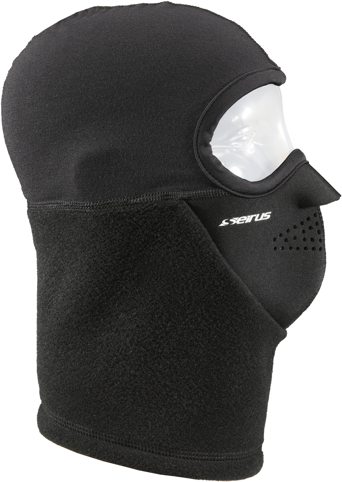 Black Fleece Balaclava Winter Gear PNG Image