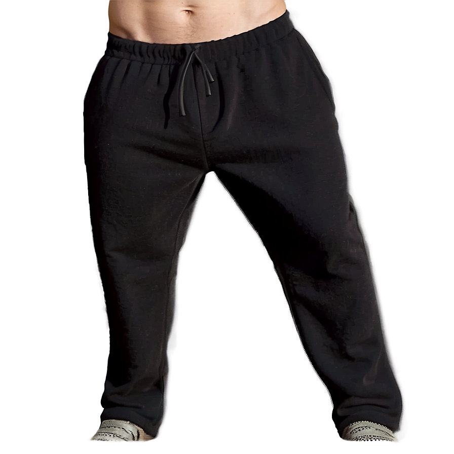 Black Fleece Pants Png Wvm68 PNG Image