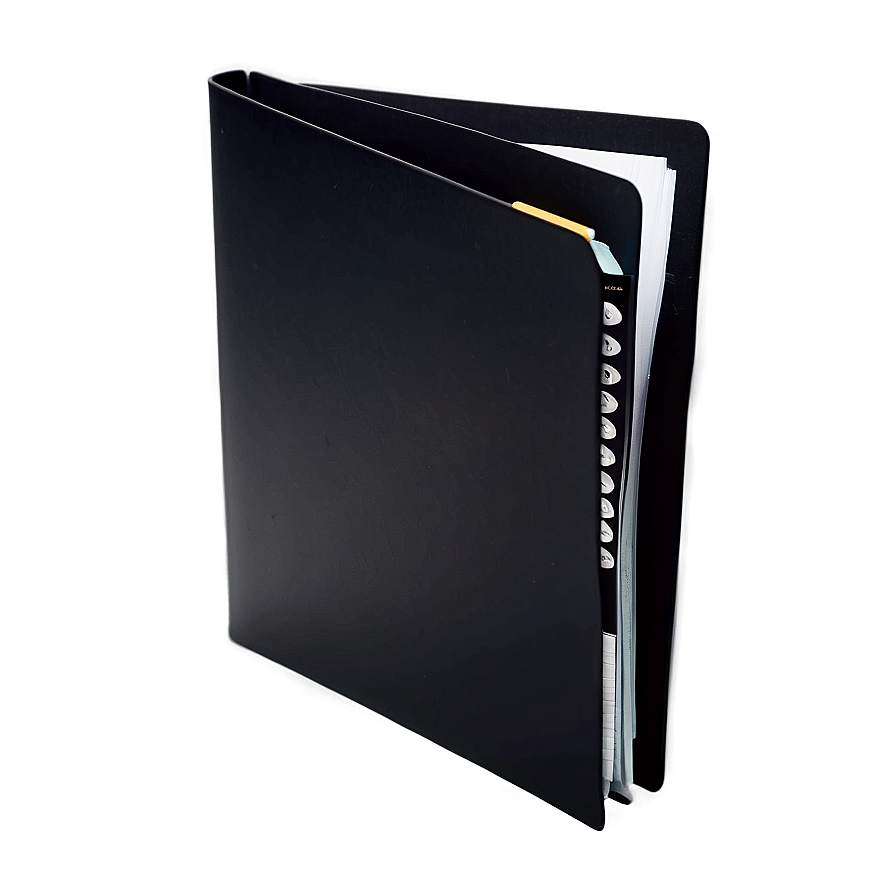 Black Folder For Office Use Png 10 PNG Image