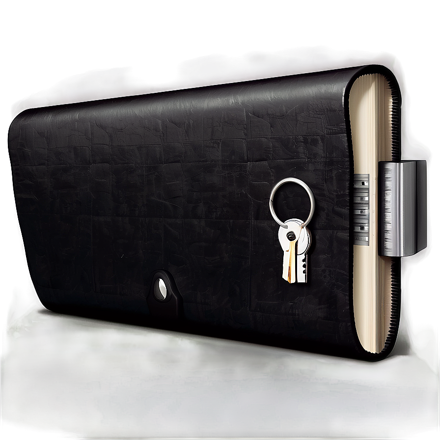 Black Folder With Lock Png Jmi36 PNG Image