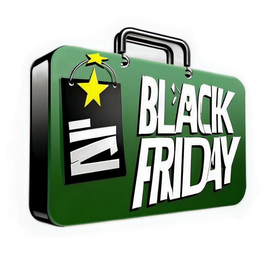 Black Friday D PNG Image