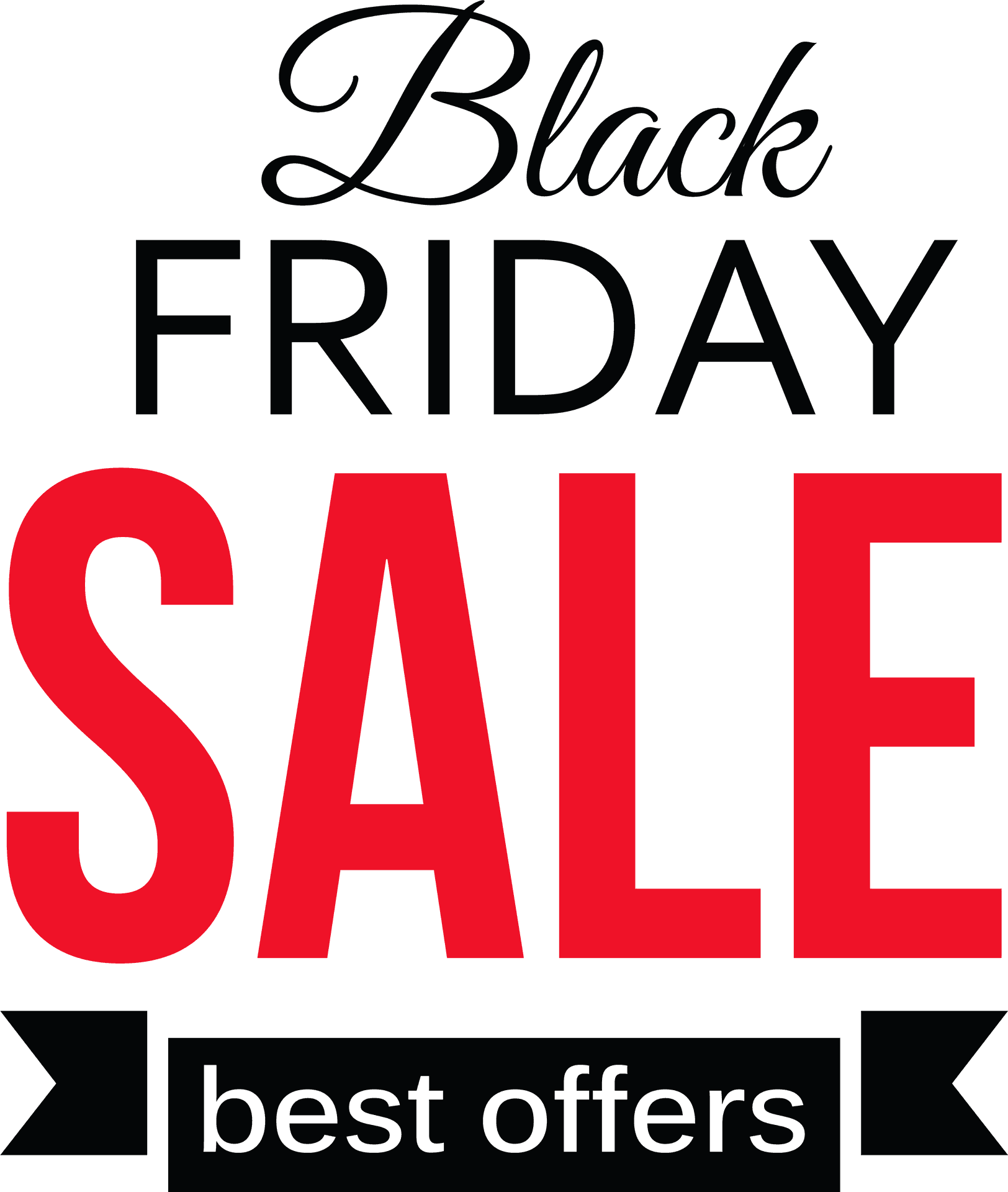 Black Friday Sale Best Offers PNG Image