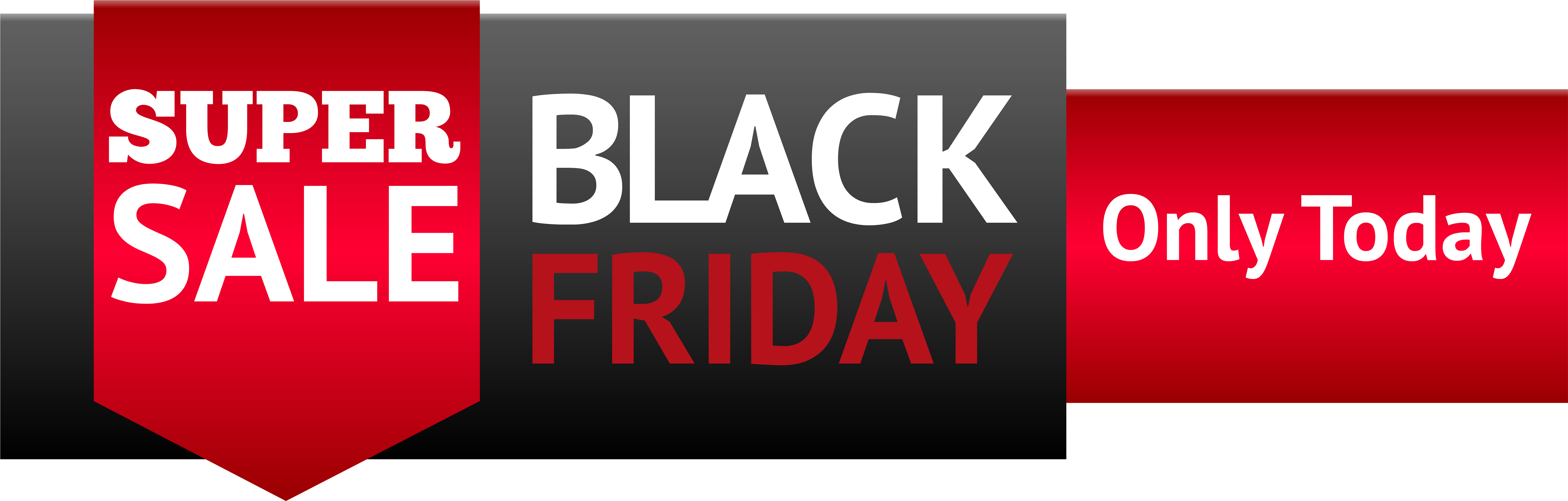 Black Friday Super Sale Banner PNG Image