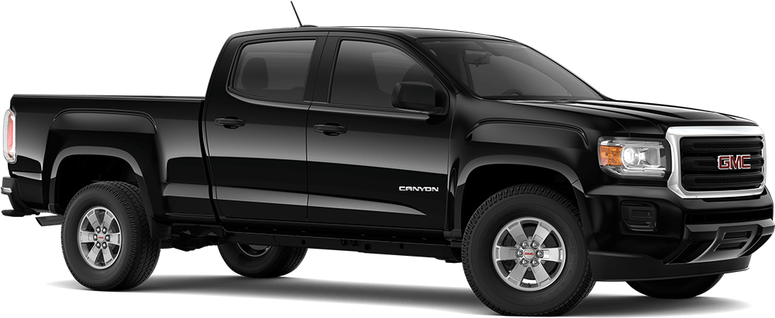 Black G M C Canyon Pickup Truck PNG Image