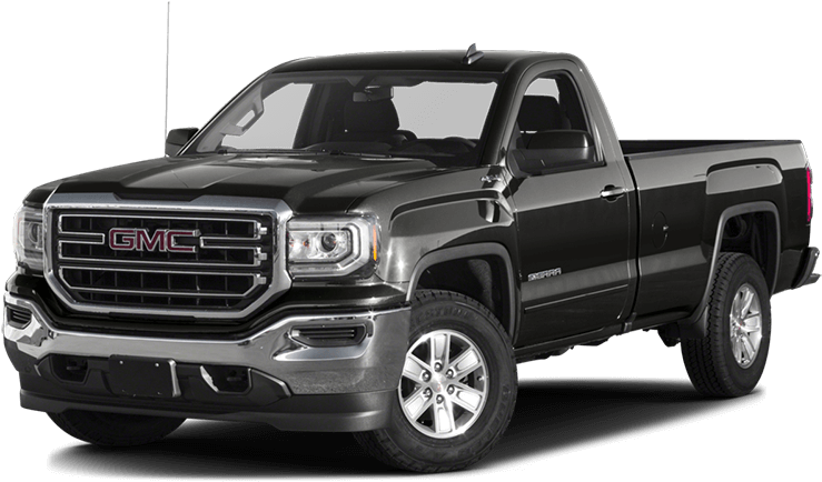 Black G M C Sierra Truck PNG Image