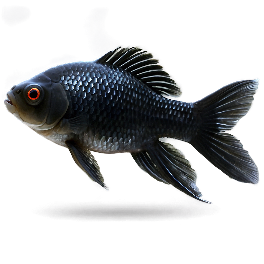 Black Goldfish Png 05212024 PNG Image