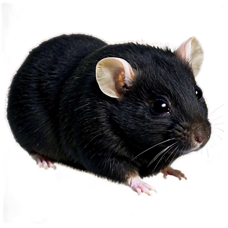 Black Hamster Png Suw10 PNG Image