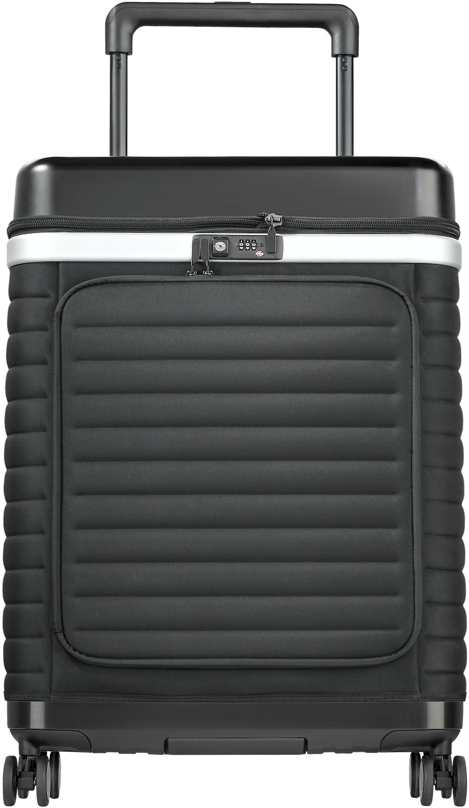 Black Hardshell Carry On Suitcase PNG Image