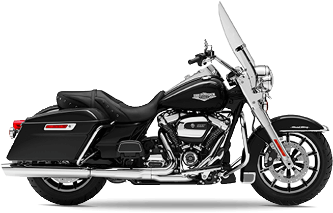 Black Harley Davidson Motorcycle PNG Image