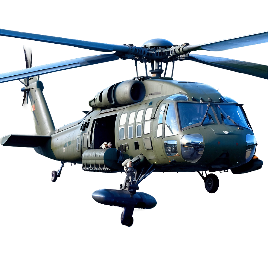 Black Hawk Chopper Png 99 PNG Image