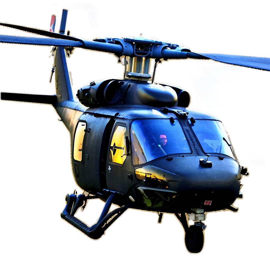 Black Hawk Helicopter Crew Png 06252024 PNG Image