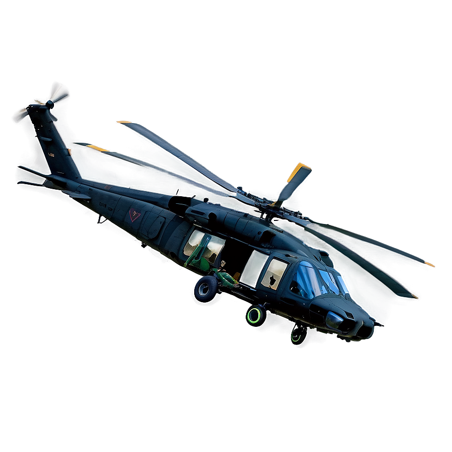 Black Hawk Helicopter In Flight Png Frq14 PNG Image