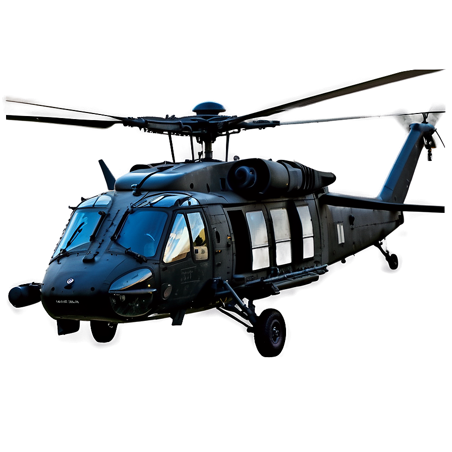 Black Hawk Helicopter In Mountains Png 21 PNG Image