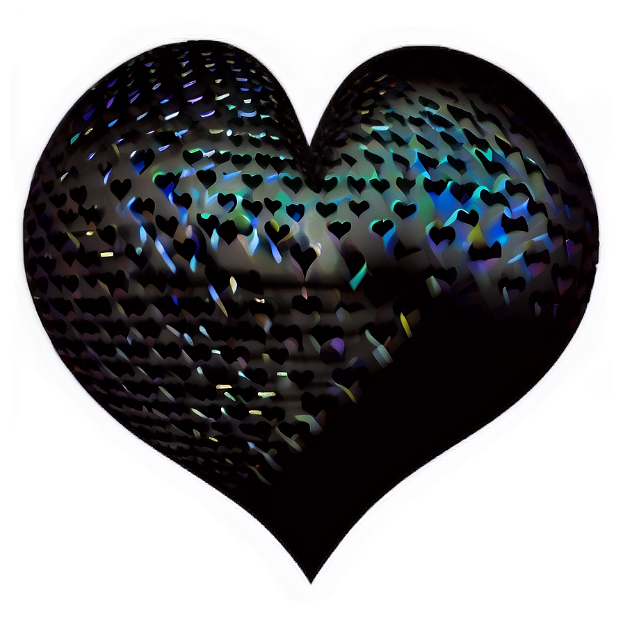 Black Hearts Png Gcw48 PNG Image